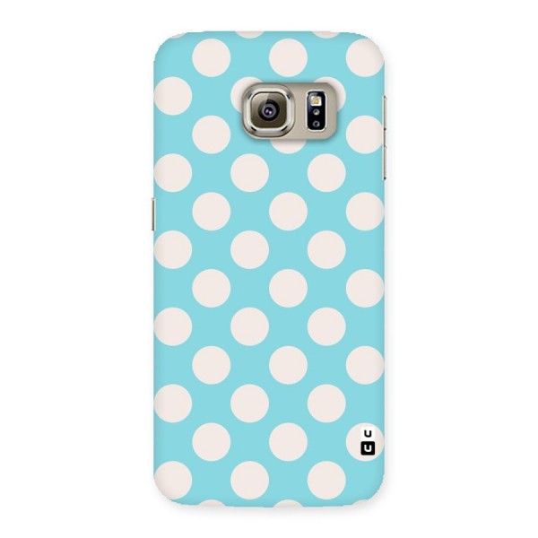 Pastel White Polka Dots Back Case for Samsung Galaxy S6 Edge