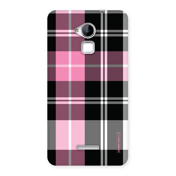 Pink Black Check Back Case for Coolpad Note 3