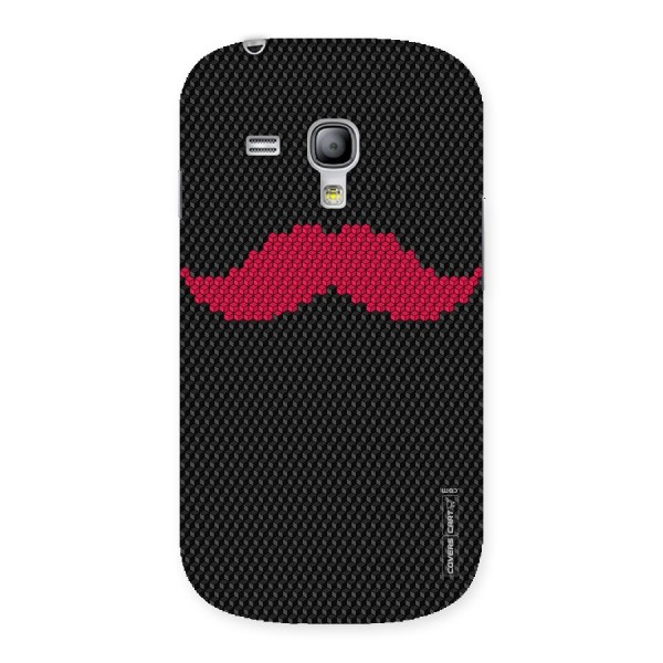 Pink Moustache Back Case for Galaxy S3 Mini