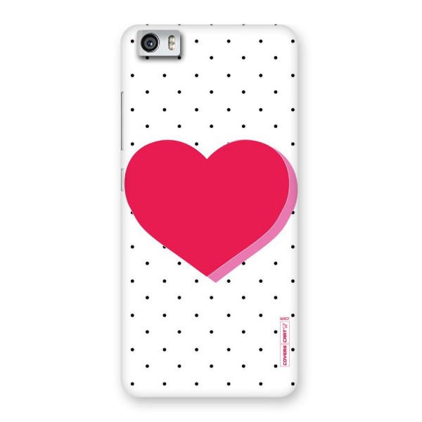 Pink Polka Heart Back Case for Xiaomi Redmi Mi5
