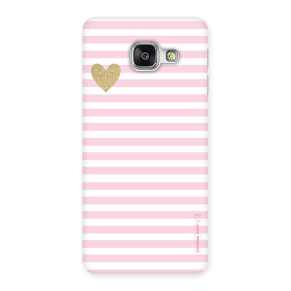 Pink Stripes Back Case for Galaxy A3 2016