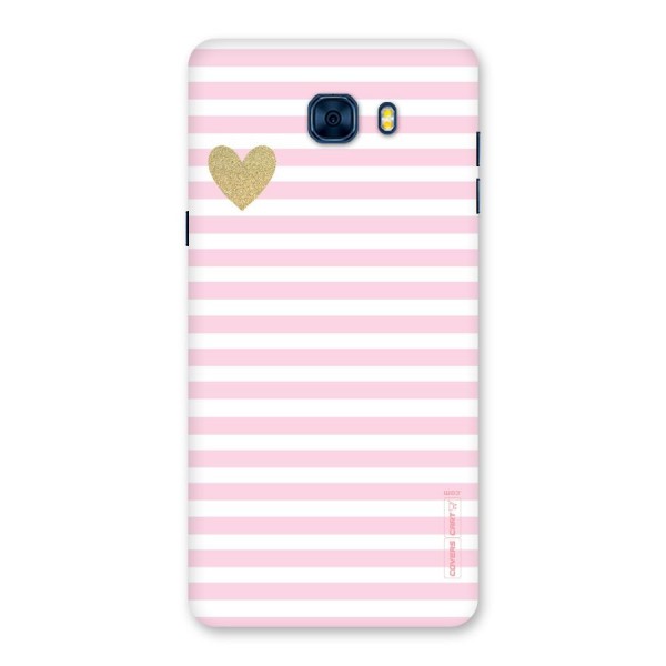 Pink Stripes Back Case for Galaxy C7 Pro