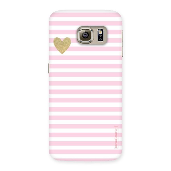 Pink Stripes Back Case for Samsung Galaxy S6 Edge