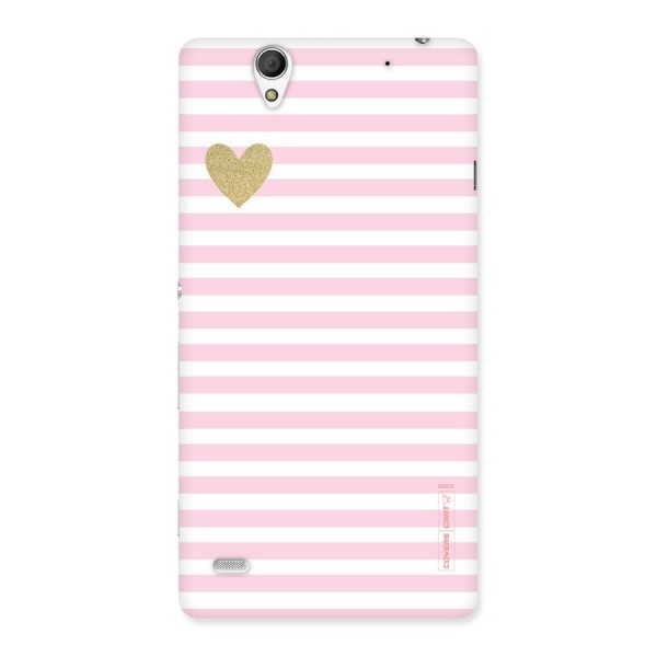 Pink Stripes Back Case for Sony Xperia C4