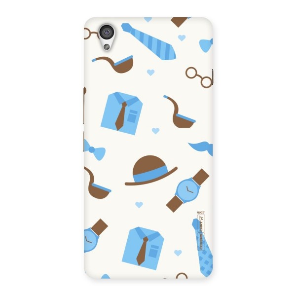 Pipe Hat Watch Pattern Back Case for OnePlus X