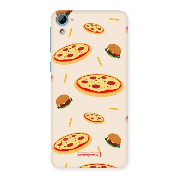 Pizza and Burger Love Back Case for HTC Desire 826