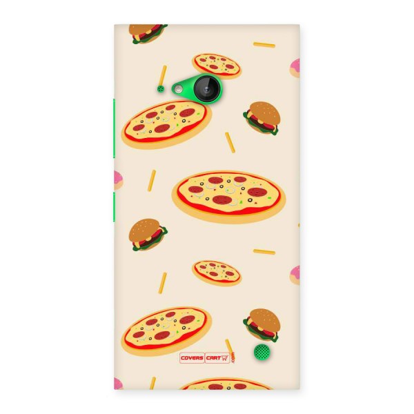 Pizza and Burger Love Back Case for Lumia 730