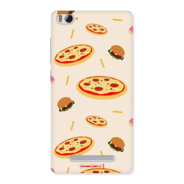 Pizza and Burger Love Back Case for Xiaomi Mi4i