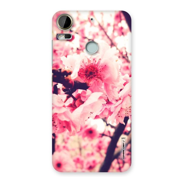 Pretty Pink Flowers Back Case for Desire 10 Pro