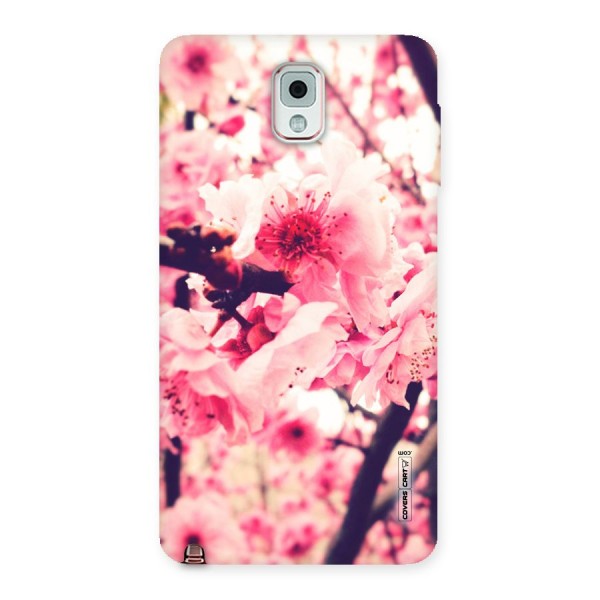 Pretty Pink Flowers Back Case for Galaxy Note 3