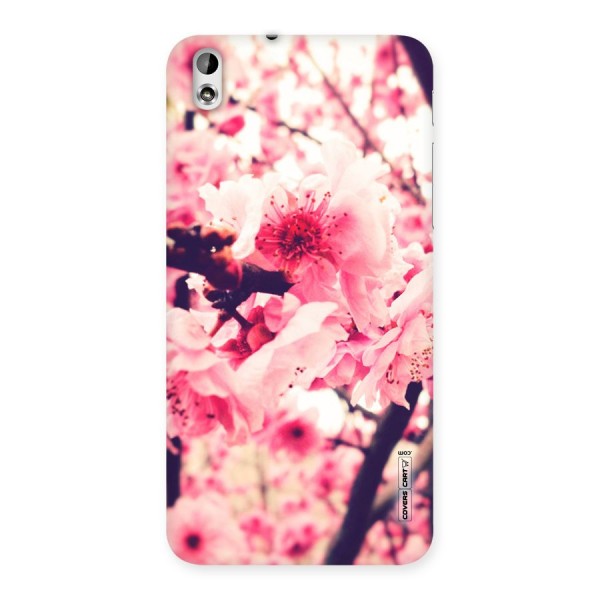 Pretty Pink Flowers Back Case for HTC Desire 816s
