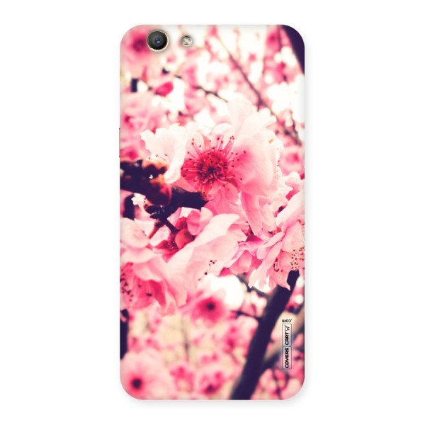 Pretty Pink Flowers Back Case for Oppo F1s