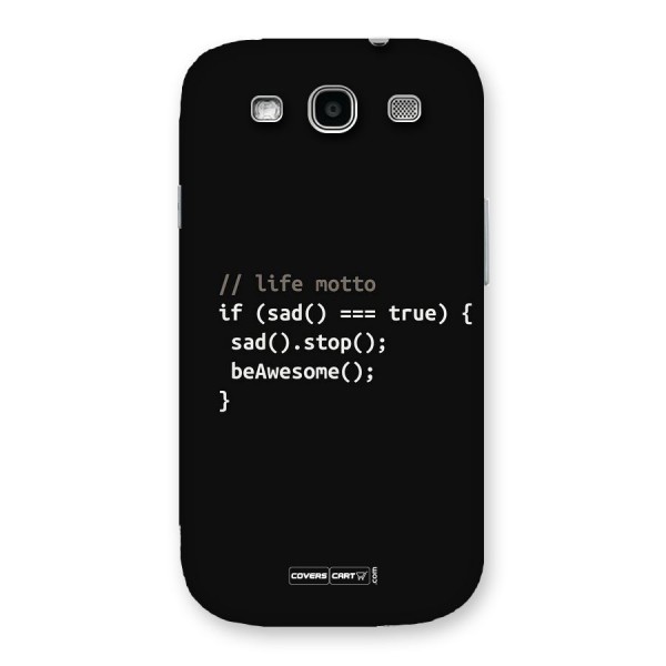 Programmers Life Back Case for Galaxy S3 Neo