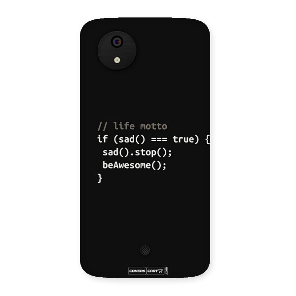 Programmers Life Back Case for Micromax Canvas A1