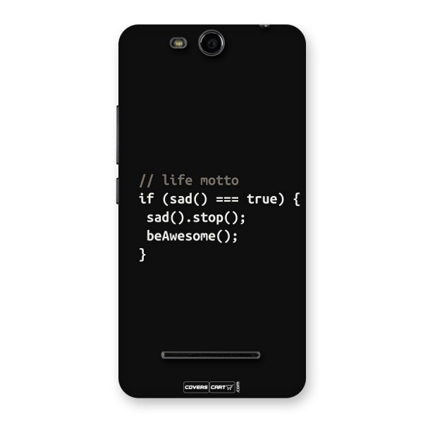 Programmers Life Back Case for Micromax Canvas Juice 3 Q392
