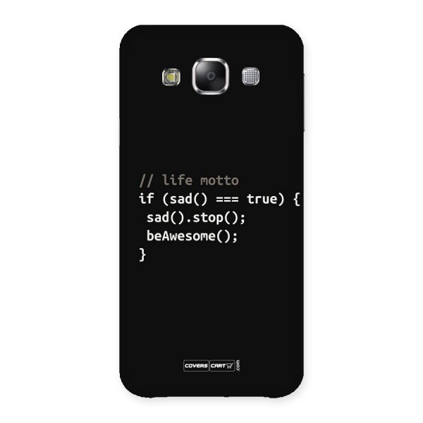 Programmers Life Back Case for Samsung Galaxy E5