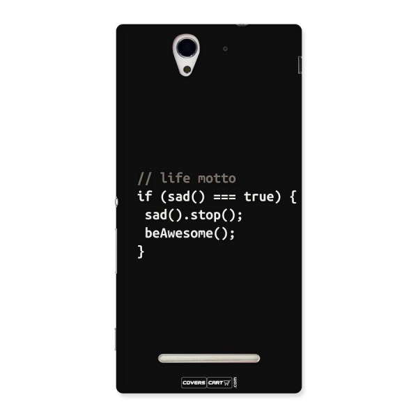 Programmers Life Back Case for Sony Xperia C3