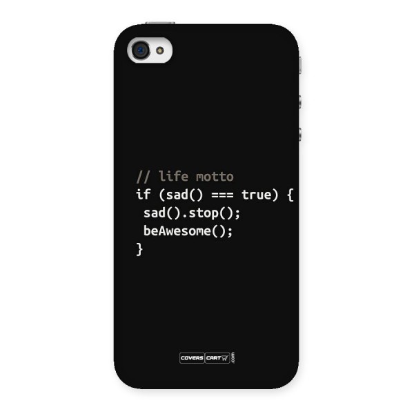 Programmers Life Back Case for iPhone 4 4s