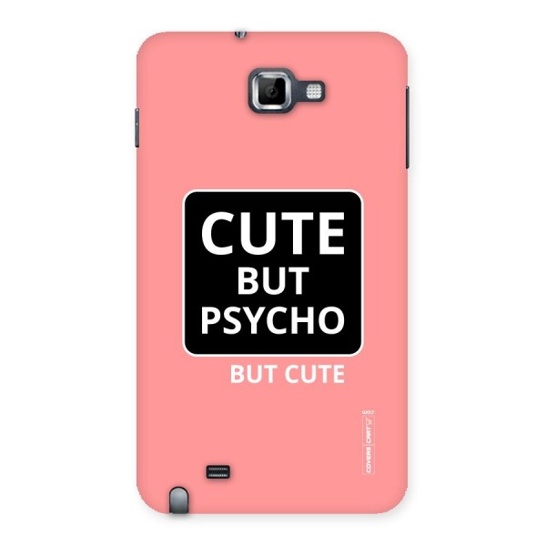 Psycho But Cute Back Case for Galaxy Note
