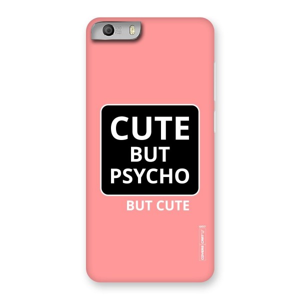 Psycho But Cute Back Case for Micromax Canvas Knight 2