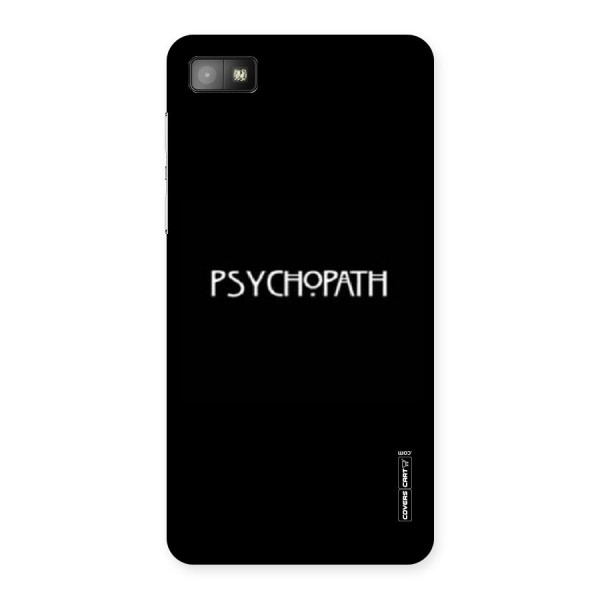 Psycopath Alert Back Case for Blackberry Z10