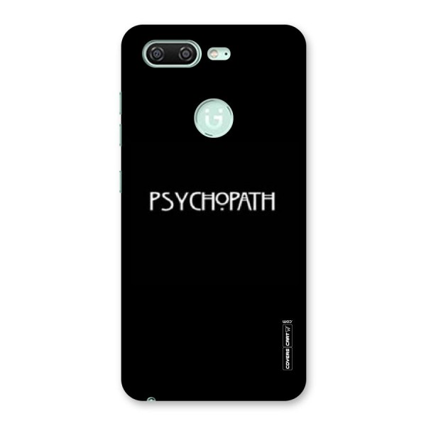 Psycopath Alert Back Case for Gionee S10