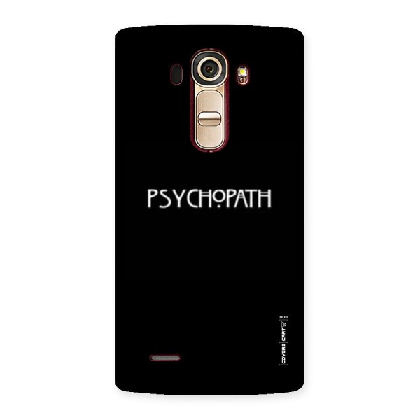 Psycopath Alert Back Case for LG G4