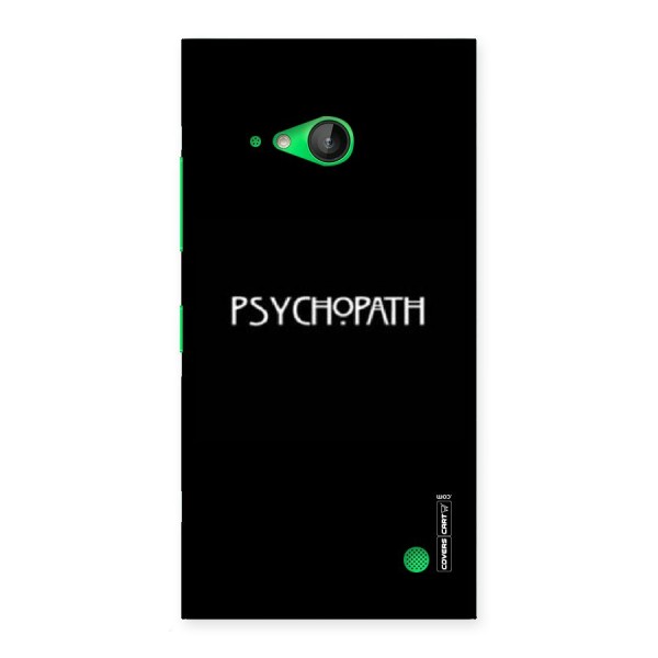 Psycopath Alert Back Case for Lumia 730