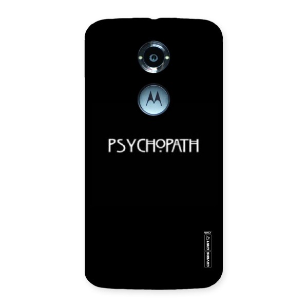 Psycopath Alert Back Case for Moto X 2nd Gen