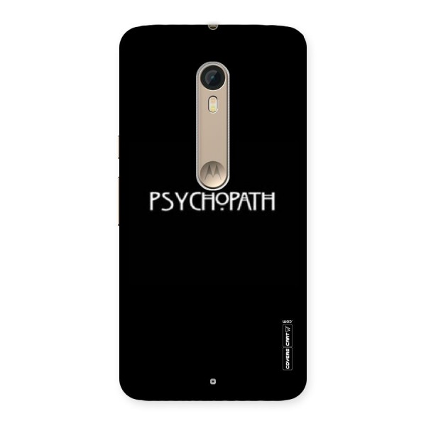 Psycopath Alert Back Case for Motorola Moto X Style