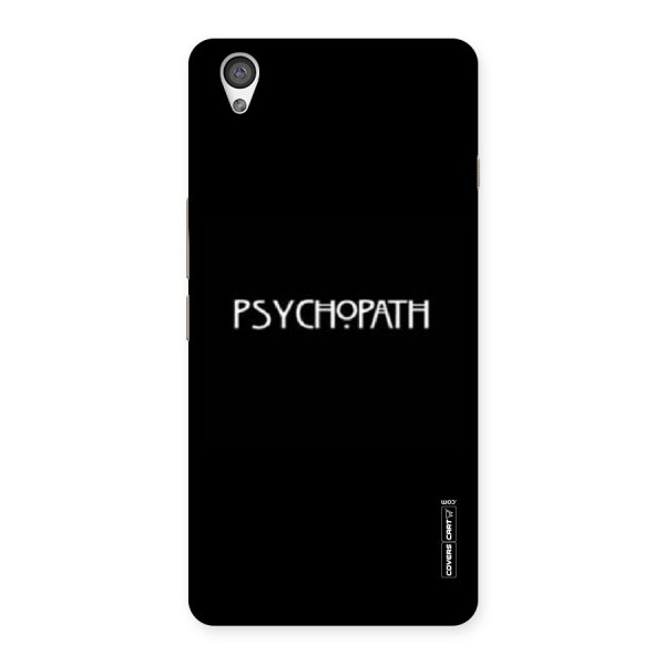 Psycopath Alert Back Case for OnePlus X
