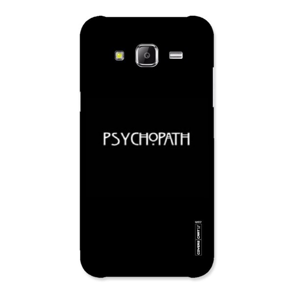 Psycopath Alert Back Case for Samsung Galaxy J2 Prime
