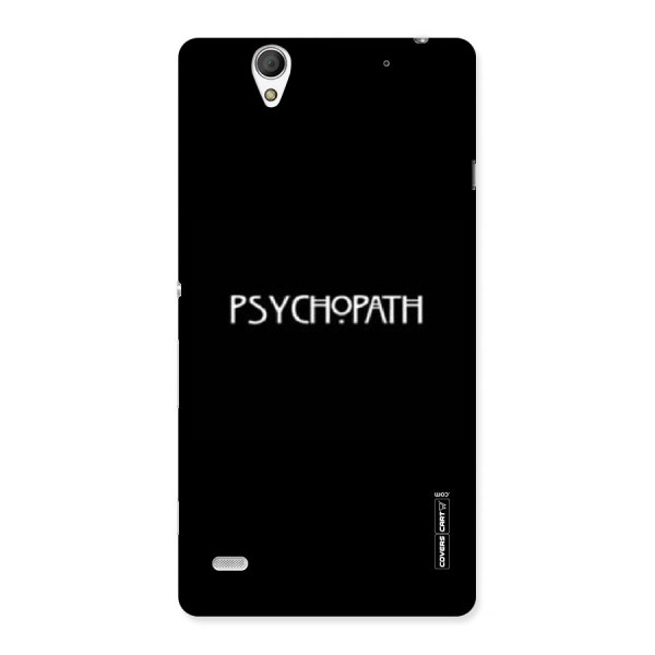 Psycopath Alert Back Case for Sony Xperia C4