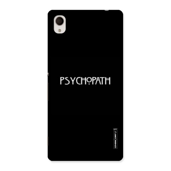 Psycopath Alert Back Case for Sony Xperia M4