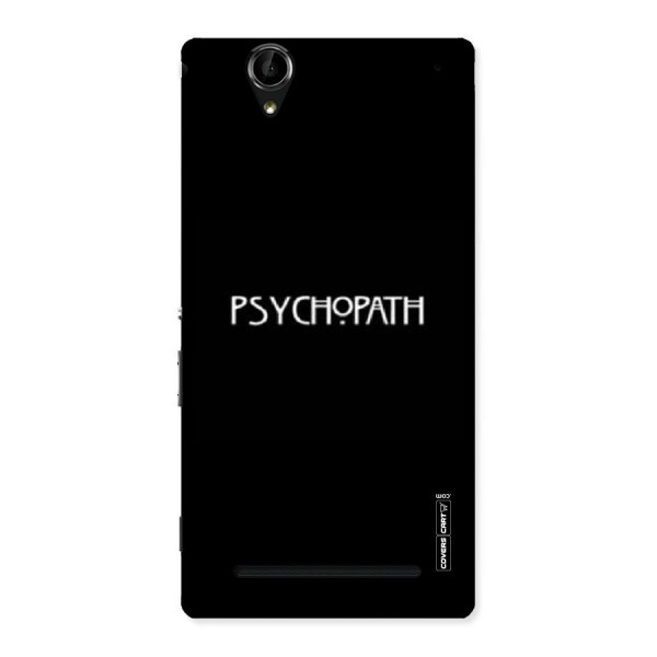 Psycopath Alert Back Case for Sony Xperia T2