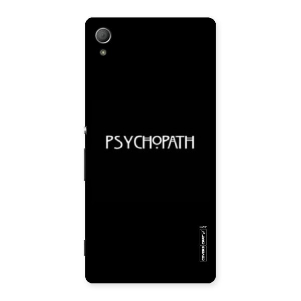 Psycopath Alert Back Case for Xperia Z3 Plus