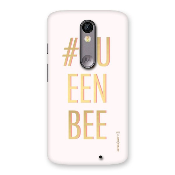 Queen Bee Back Case for Moto X Force