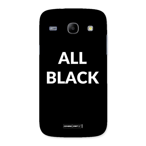 Raftaar All Black Back Case for Galaxy Core