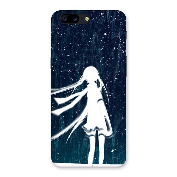 Rain White Girl Back Case for OnePlus 5