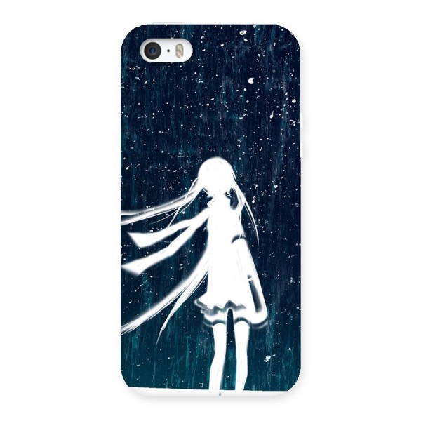 Rain White Girl Back Case for iPhone SE
