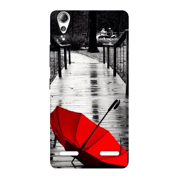 Rainy Red Umbrella Back Case for Lenovo A6000 Plus