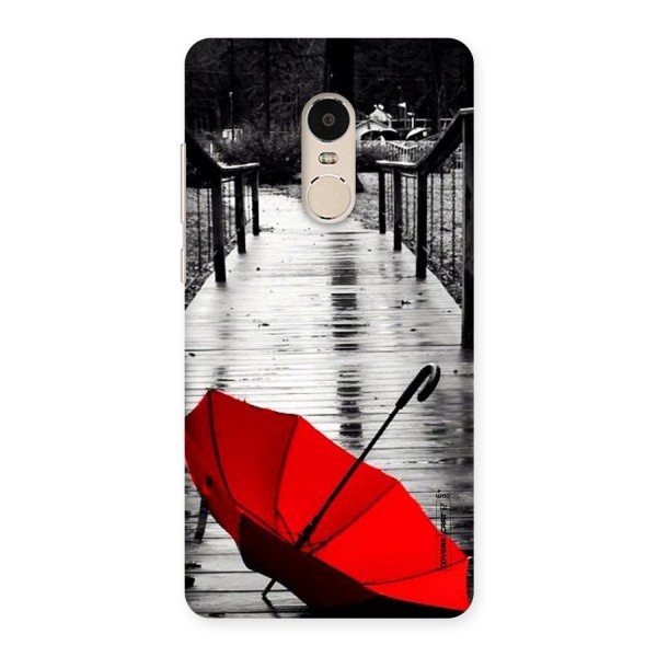Rainy Red Umbrella Back Case for Xiaomi Redmi Note 4