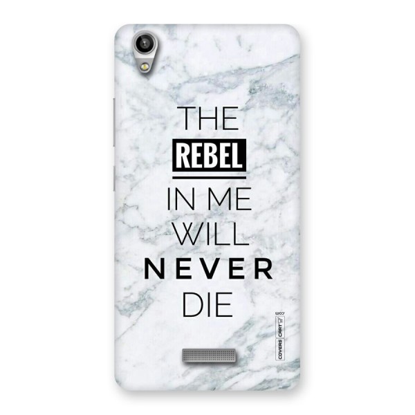 Rebel Will Not Die Back Case for Lava-Pixel-V1