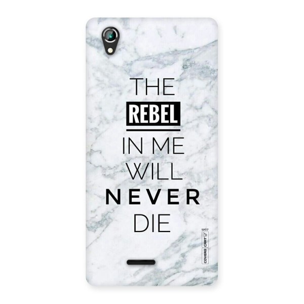 Rebel Will Not Die Back Case for Lava Iris 800