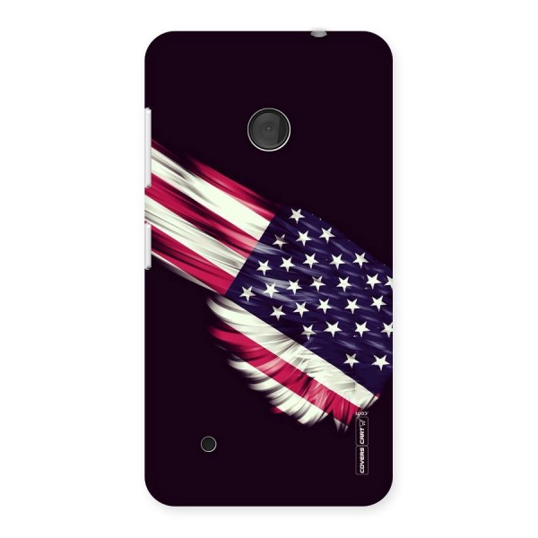 Red And White Stripes Stars Back Case for Lumia 530