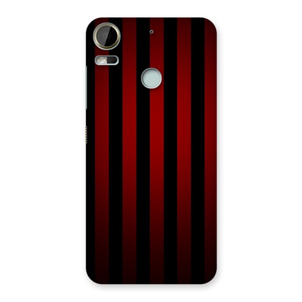 Red Black Stripes Back Case for Desire 10 Pro