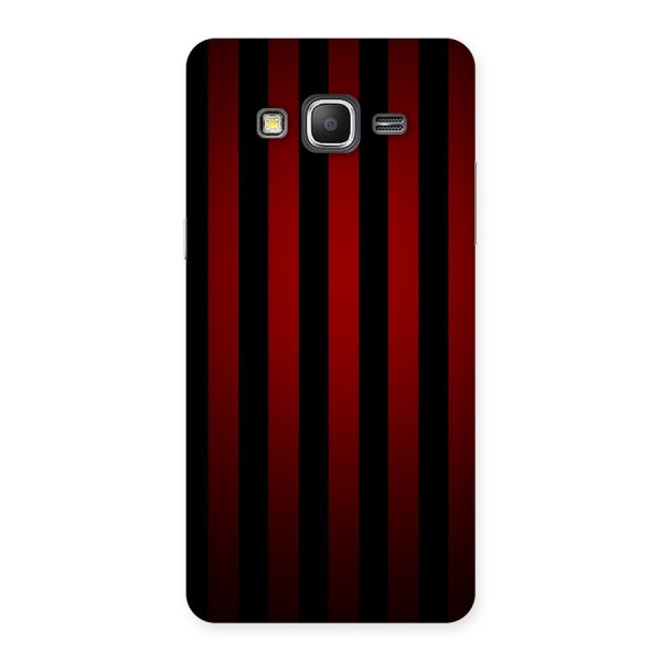 Red Black Stripes Back Case for Galaxy Grand Prime
