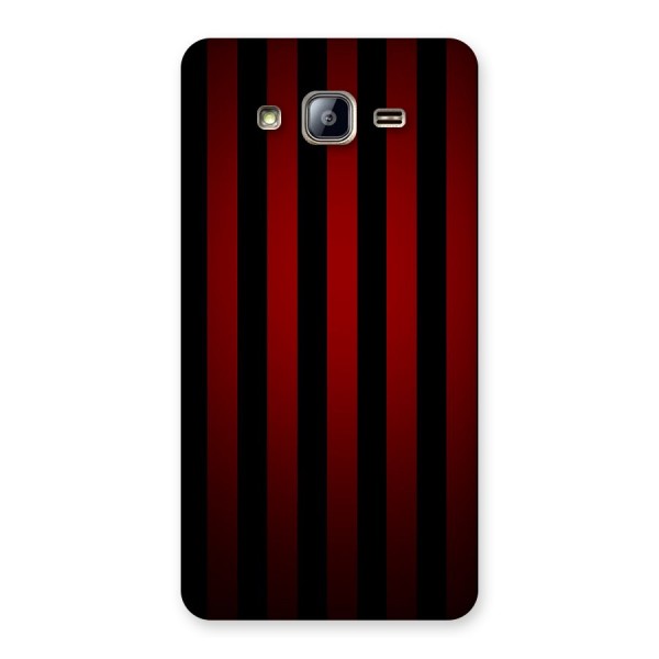Red Black Stripes Back Case for Galaxy On5