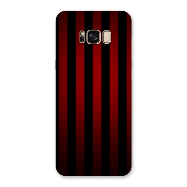 Red Black Stripes Back Case for Galaxy S8 Plus