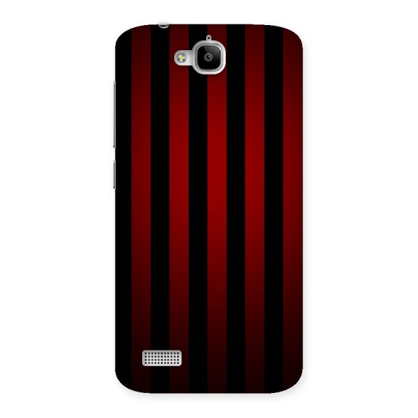 Red Black Stripes Back Case for Honor Holly